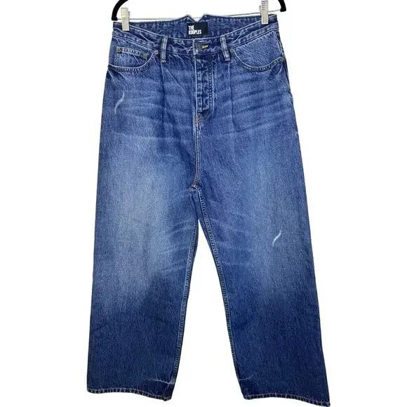 The Kooples Wide Leg Button Fly Jeans Men’s 29 NWT - Picture 3 of 7